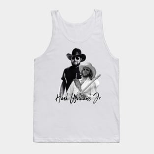 hank two images idol country music Tank Top